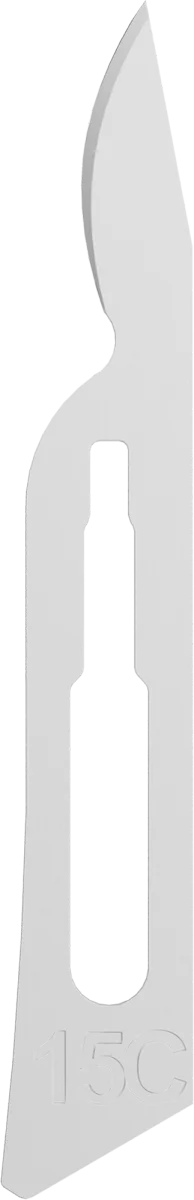 Lame bisturi sterili, 100/pz #15C
