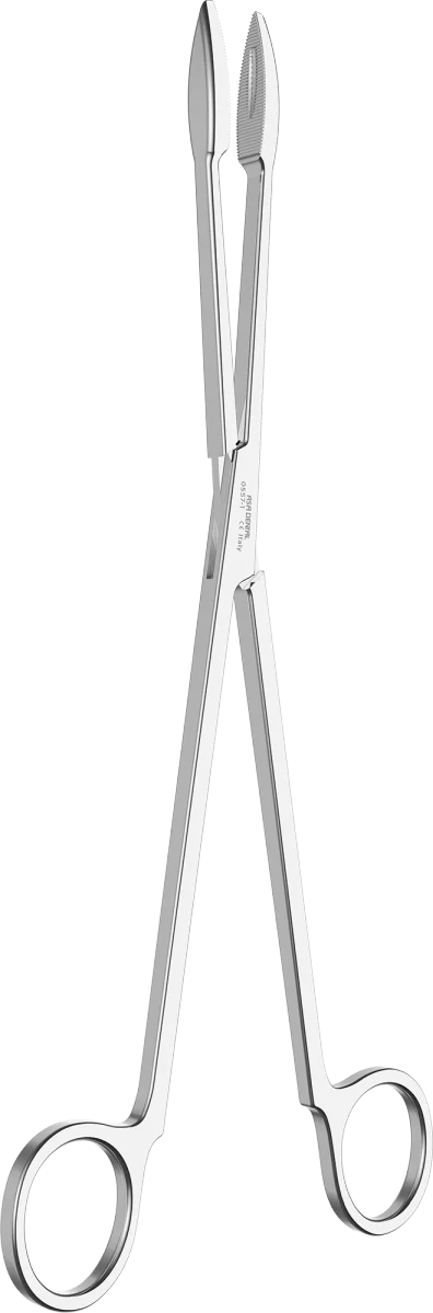 Pinza portatamponi GrossMaier retta cm25