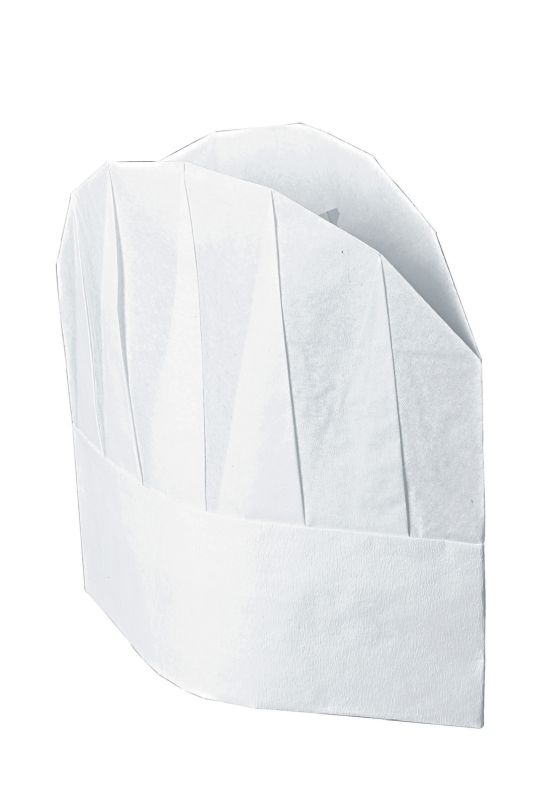 Confezione Cappello Cuoco TNT Cm 23 (10 Pezzi)