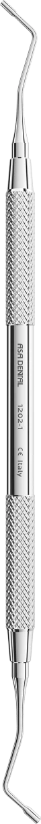 Otturatore amalgama Fig. 1 p. zigrinata