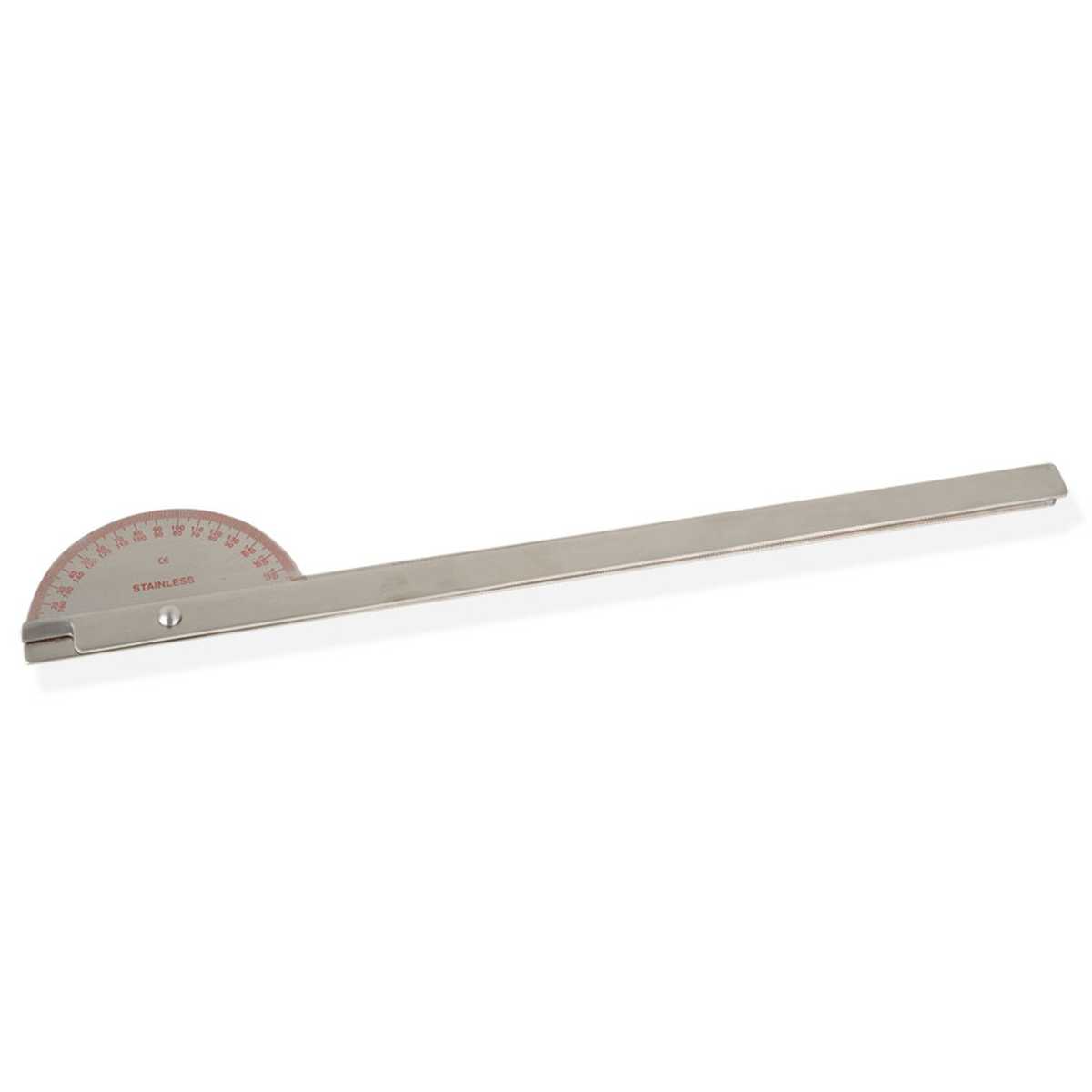 GONIOMETRO A BRACCI LUNGHI 180° 14″ – acciaio inox