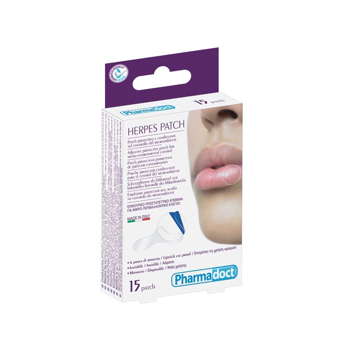 HERPES PATCH – conf. da 12 scatole da 15 patch