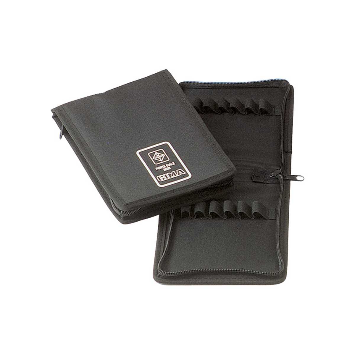 MINI PORTAFIALE ZIP – nylon nero