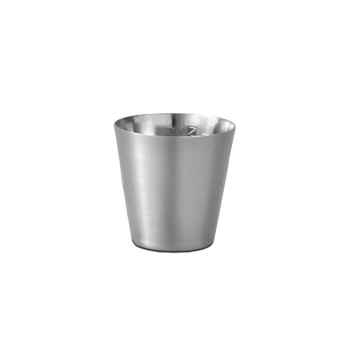 BICCHIERE PER MEDICINE INOX – 60 ml, graduato