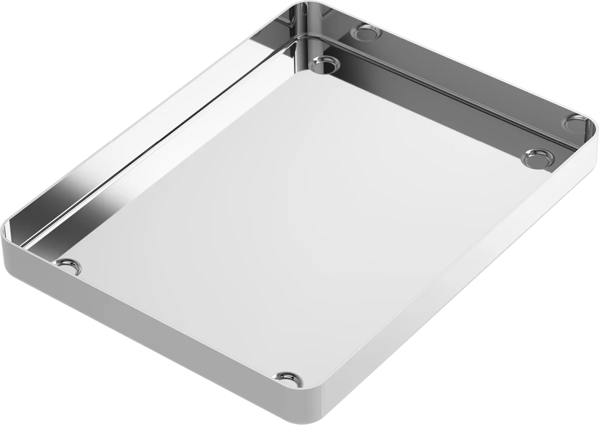 Vassoio non perforato – 183x142x17 mm