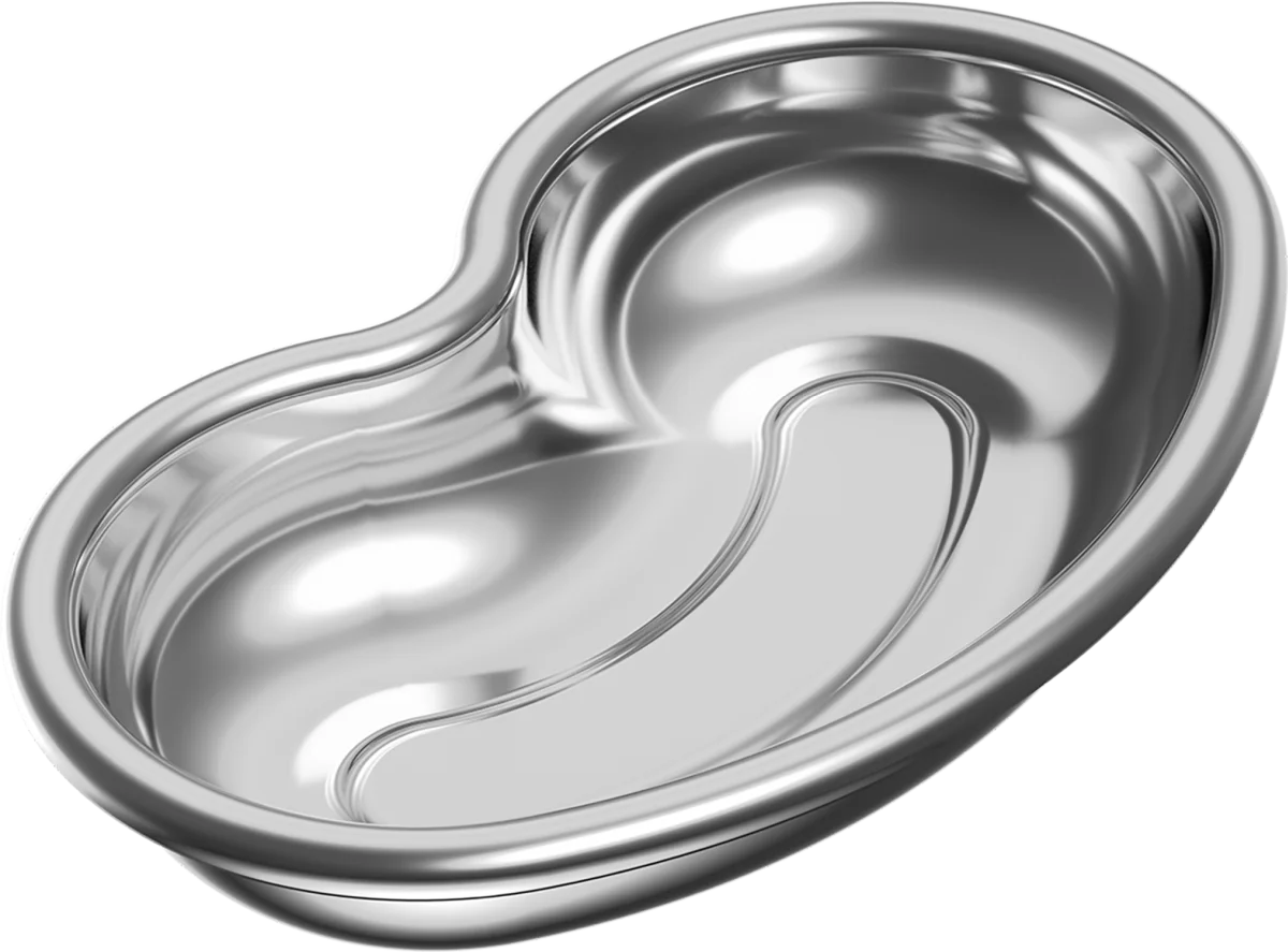 Bacinella inox reniforme