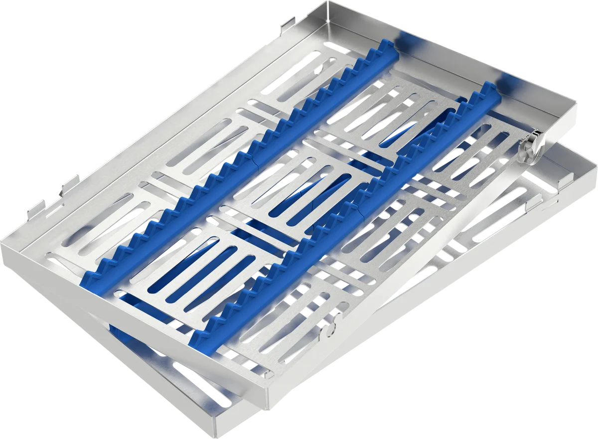 Locking tray per 20 strumenti, blu