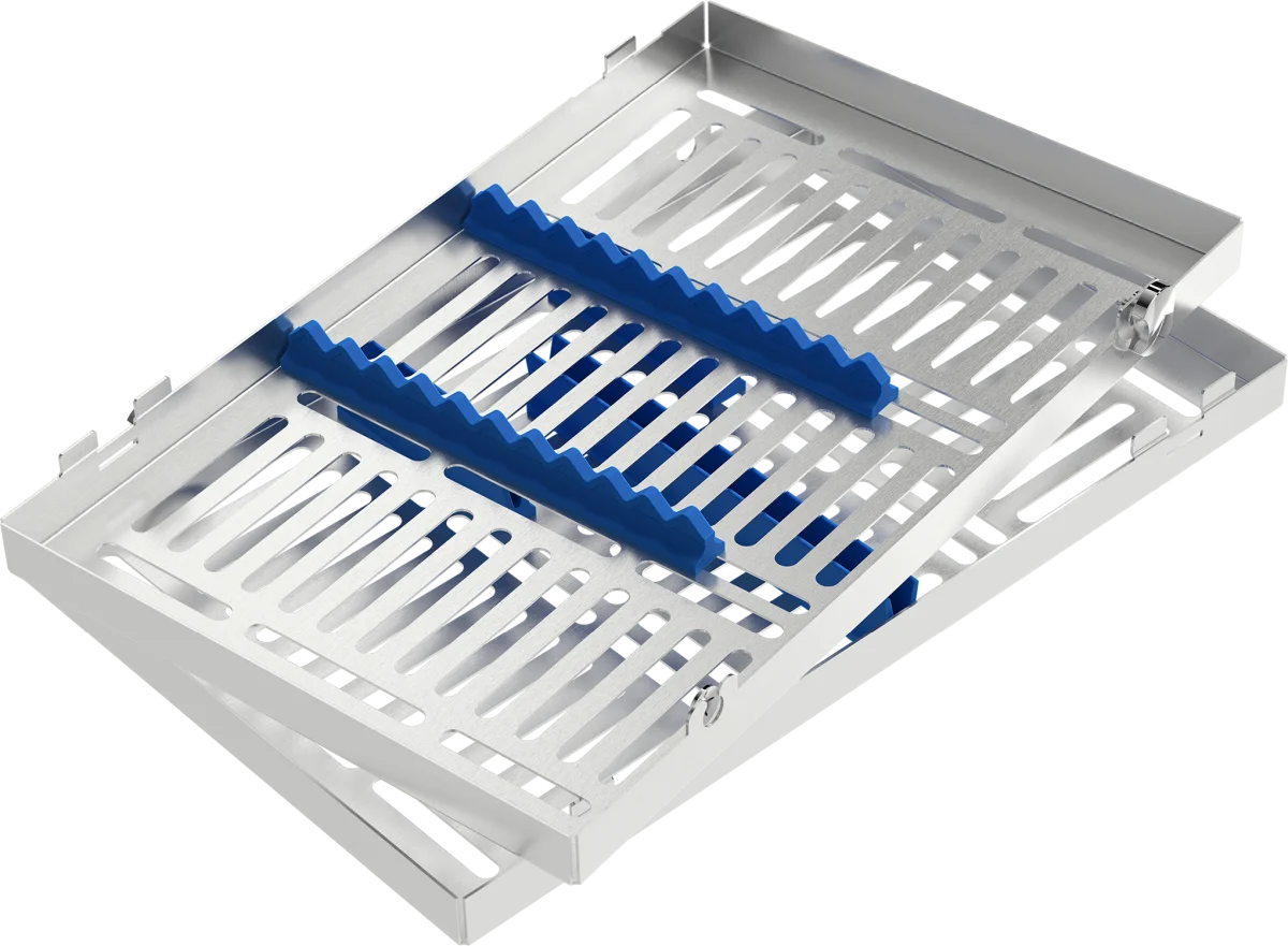 Locking tray per 10 strumenti (blu)