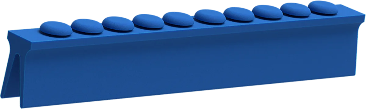 Locking tray Silicone x 10 (blu)