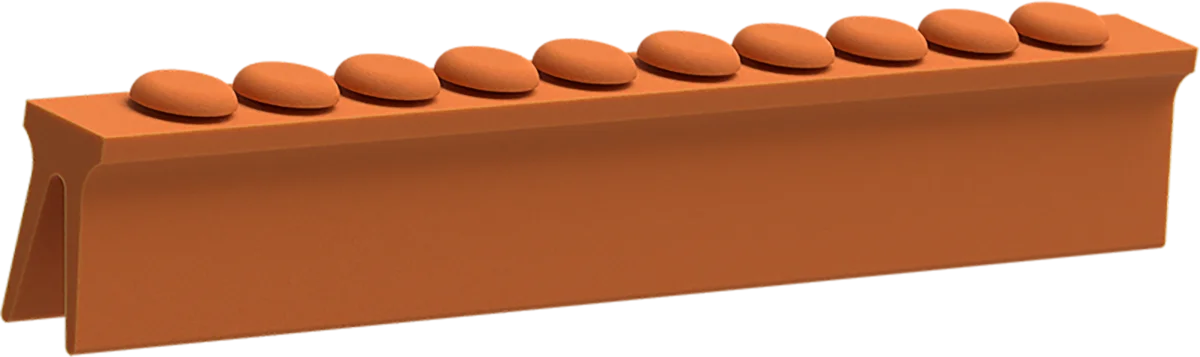 Locking tray Silicone x 10 (arancione)