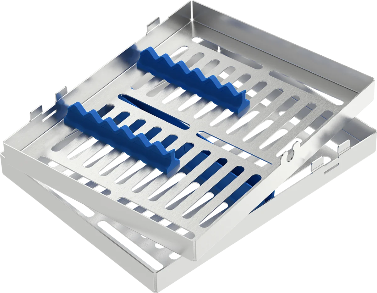 Locking tray per 5 strumenti (blu)