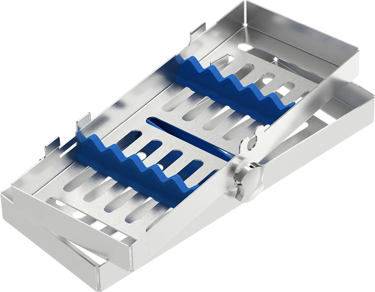 Locking tray per 5 strumenti (blu)
