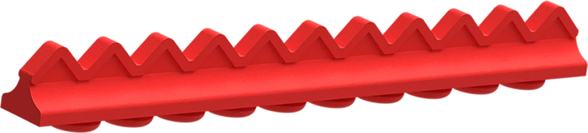 Locking tray Rastrelliera 10 pcs. rosso