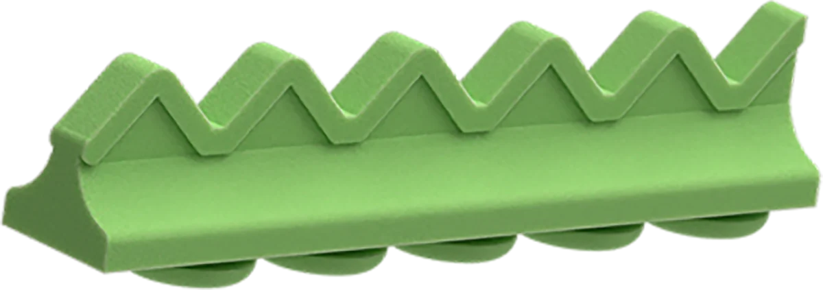 Locking tray Rastrelliera x 5, verde