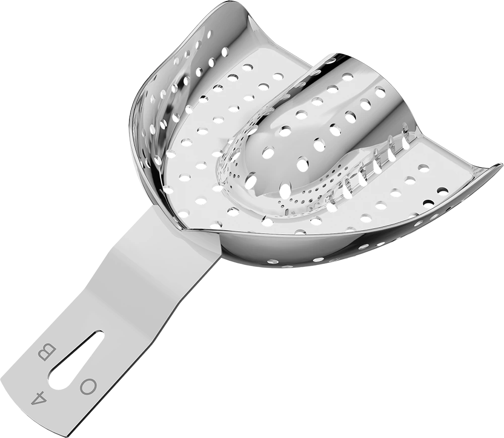Portaimp. mandibole sup. #OB4, 80×70 mm