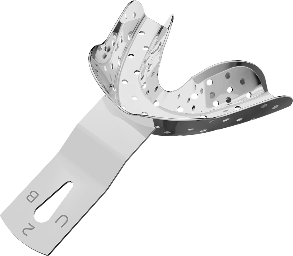 Portaimp. mandibole inf. #UB2, 76×54 mm