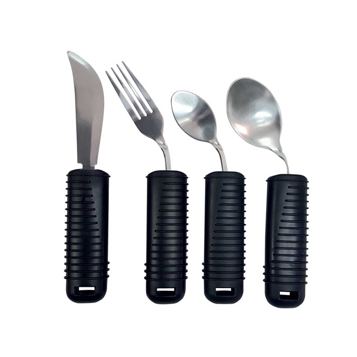 KIT POSATE MODELLABILE (forchetta, coltello, cucchiaio piccolo e grande)