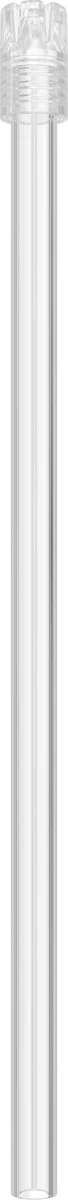 Cannula trasparente. Saldata 15 cm