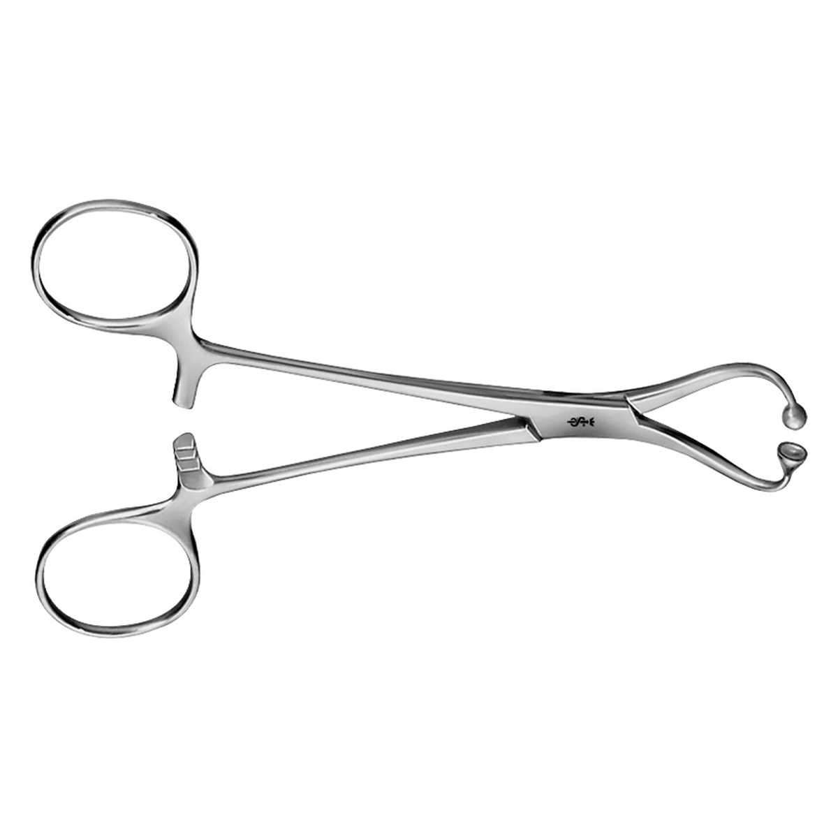 PINZA FISSATELI AESCULAP – curva – punte smusse – 14 cm – BF464R