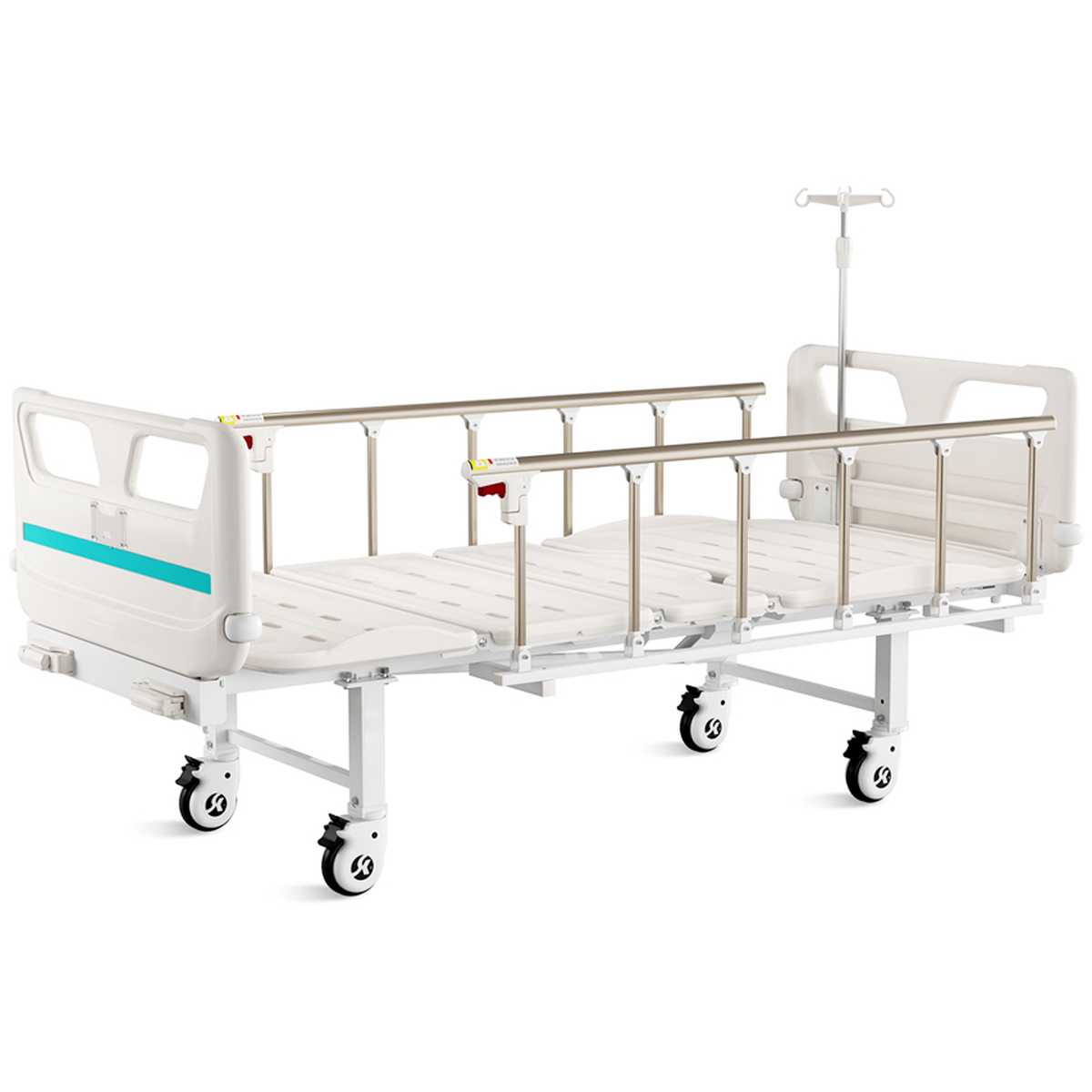 LETTO A 3 SEZIONI – 2 manovelle – con ruote