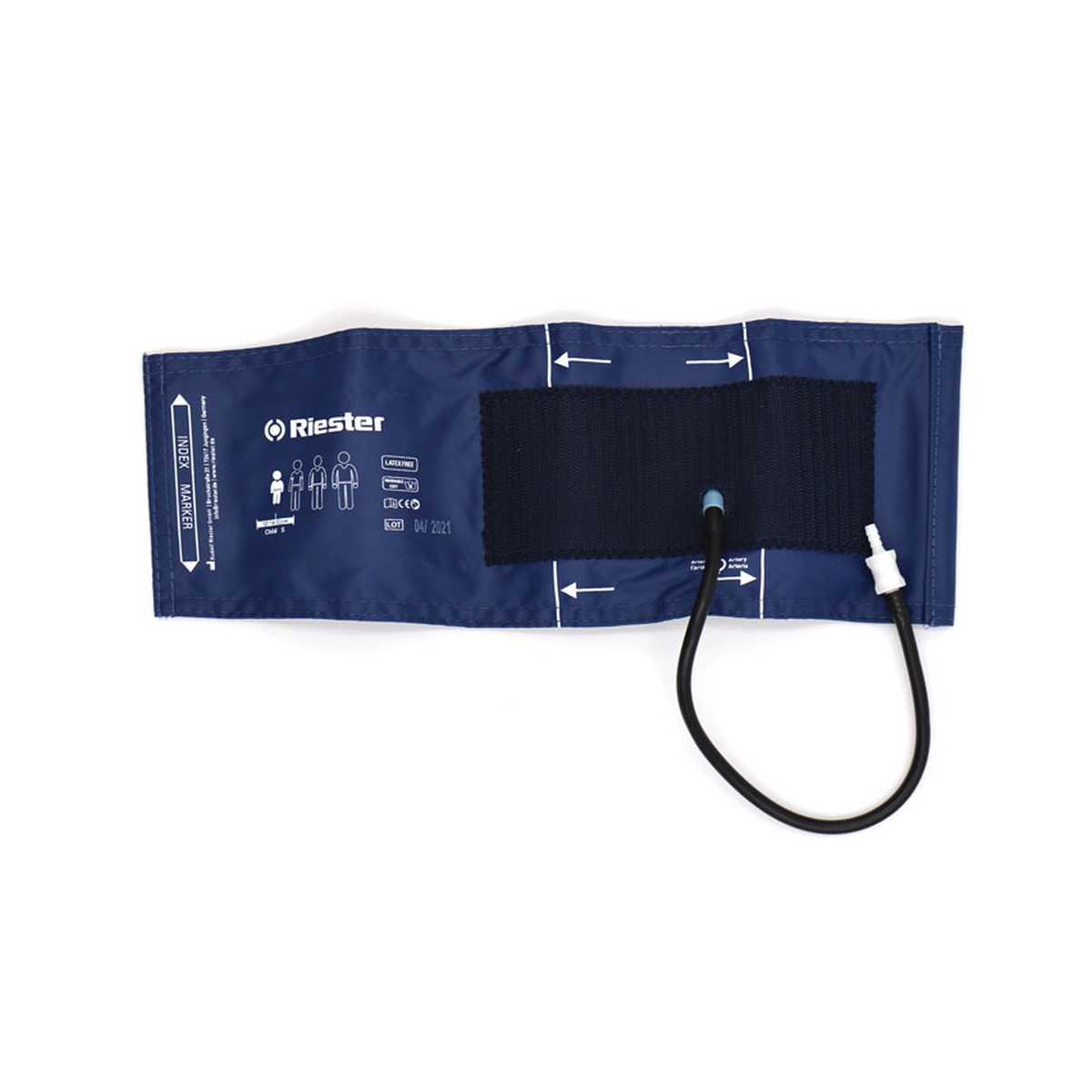 BRACCIALE PEDIATRICO VELCRO RIESTER 14-22 cm con connettore per 49960-1-162