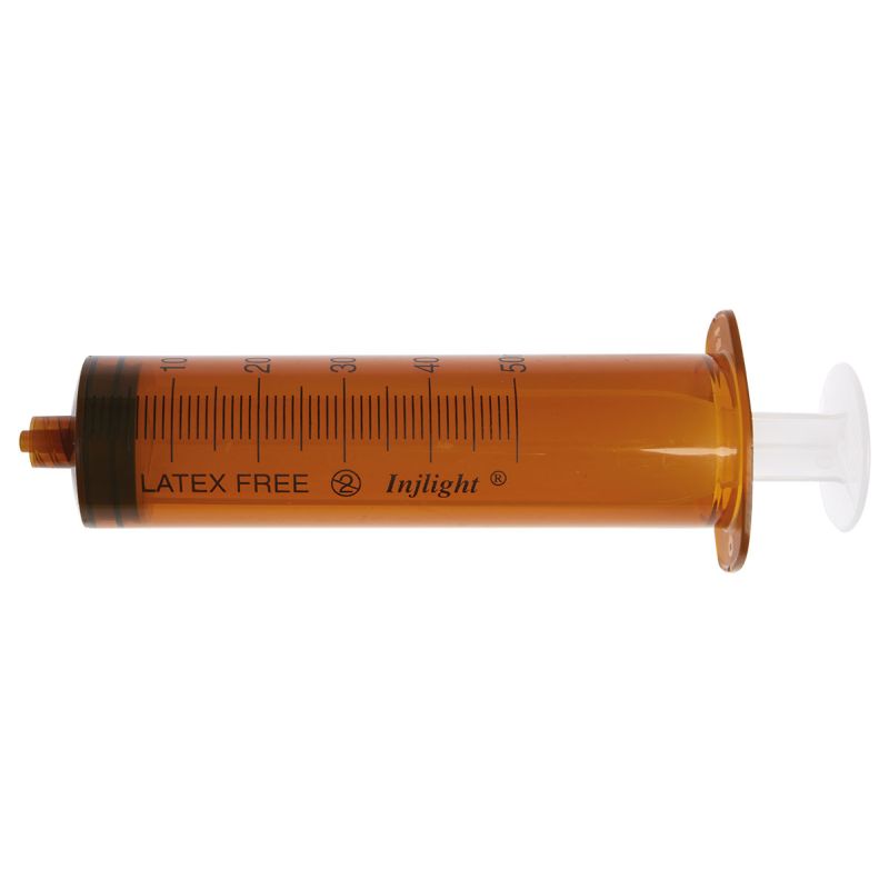 INJ/LIGHT®- SIRINGHE IPODERMICHE
3 PARTI CONO LUER LOCK SENZA AGO PER LA
SOMMINISTRAZIONE DI FARMACI FOTOSENSIBILI
