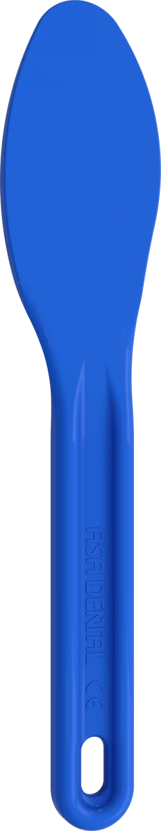 Spatola in plastica blu