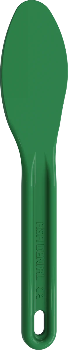 Spatola in plastica verde