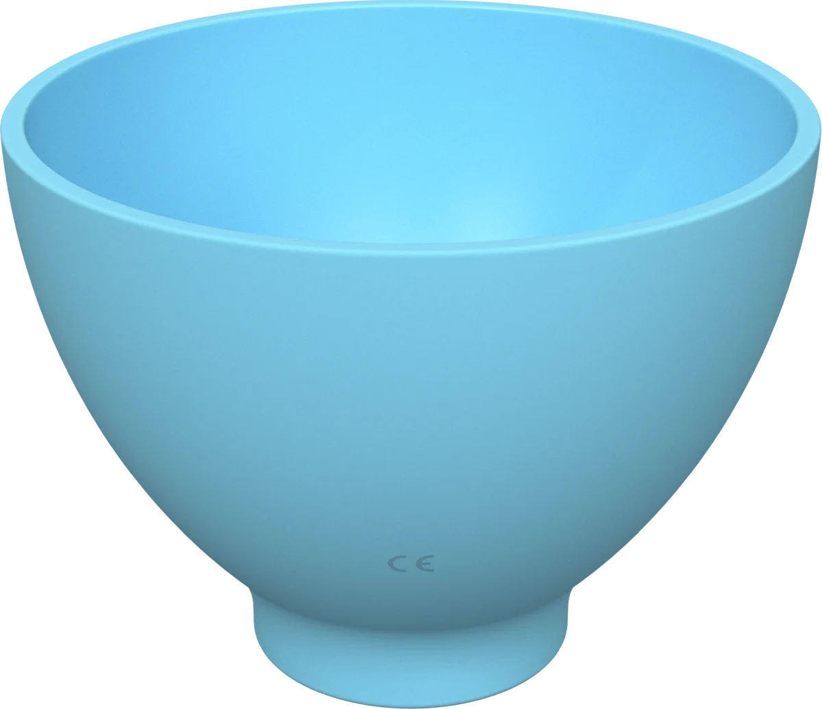 Tazza in silicone diam. mm. 120 azzurra
