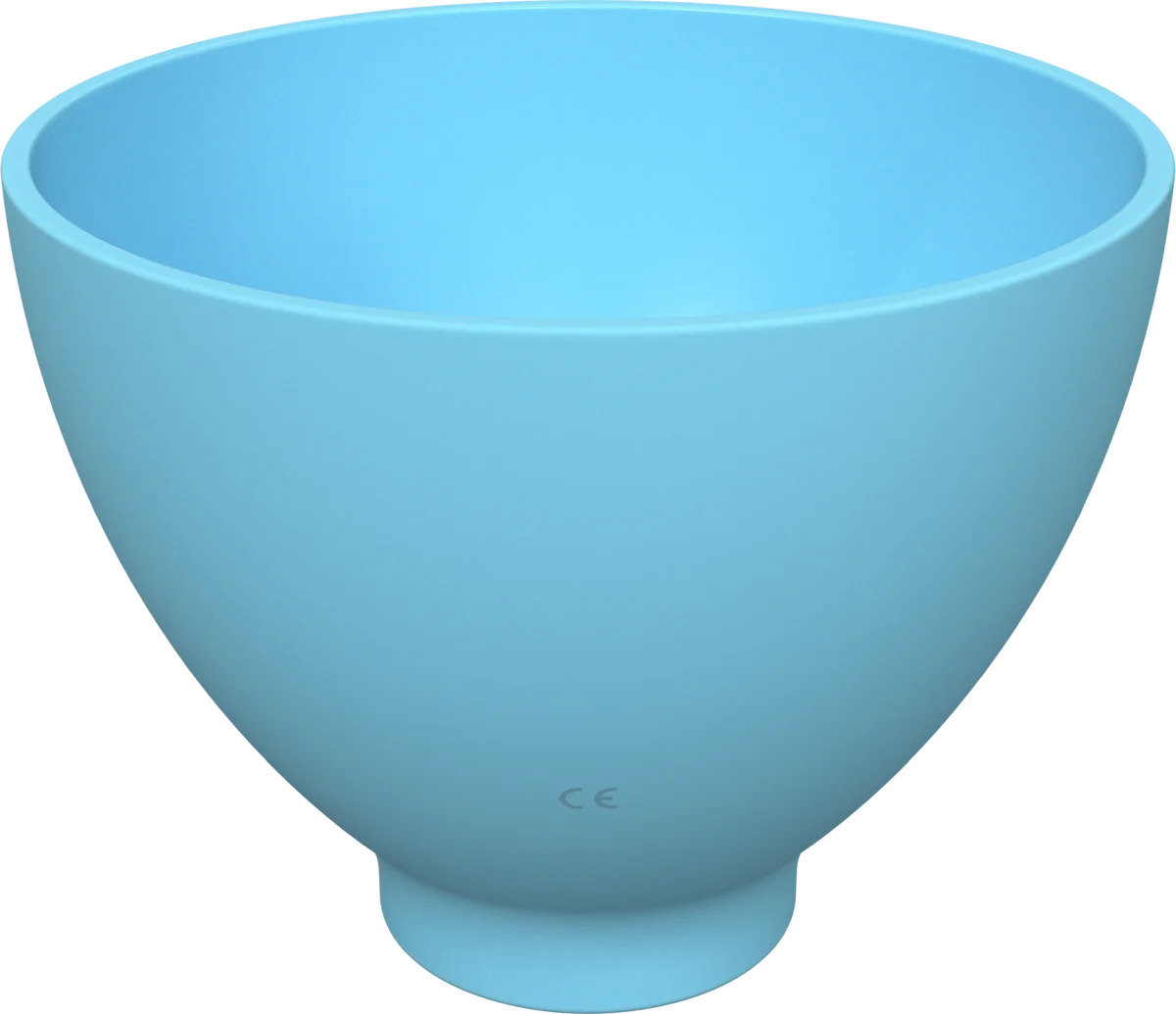 Tazza in silicone diam. mm. 140 azzurra