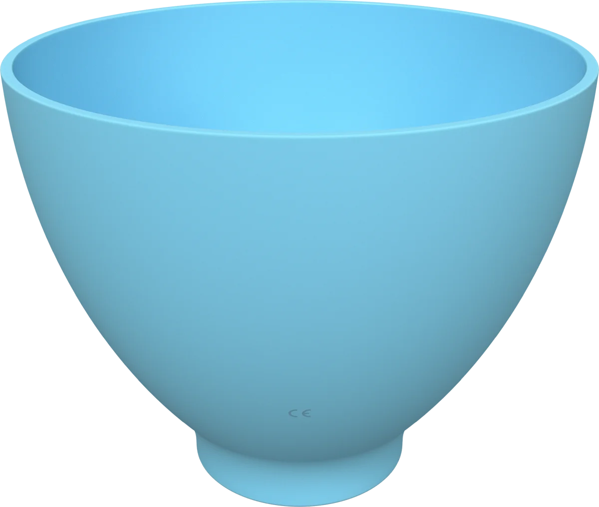 Tazza in silicone diam. mm. 160 azzurra