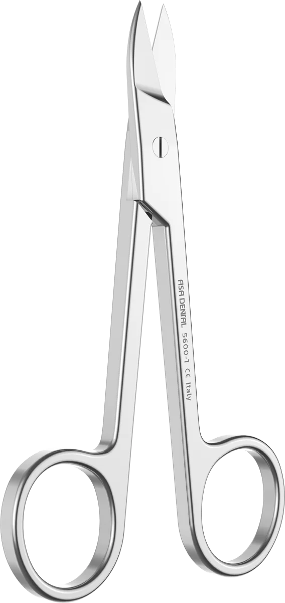 Forbice corona ,retta punte dentellate
