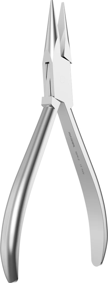 Pinza per ortodonzia piatta e liscia