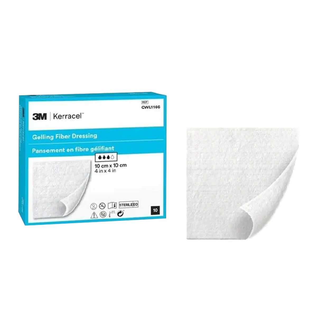 KERRACEL 3M MEDICAZIONE IN FIBRA GELIFICANTE 10×10 cm