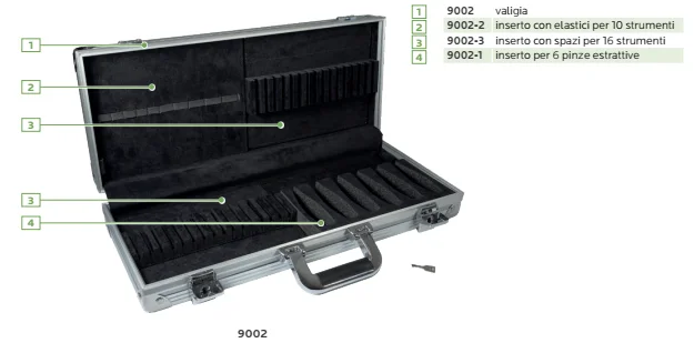 Sagoma per 10 strumenti