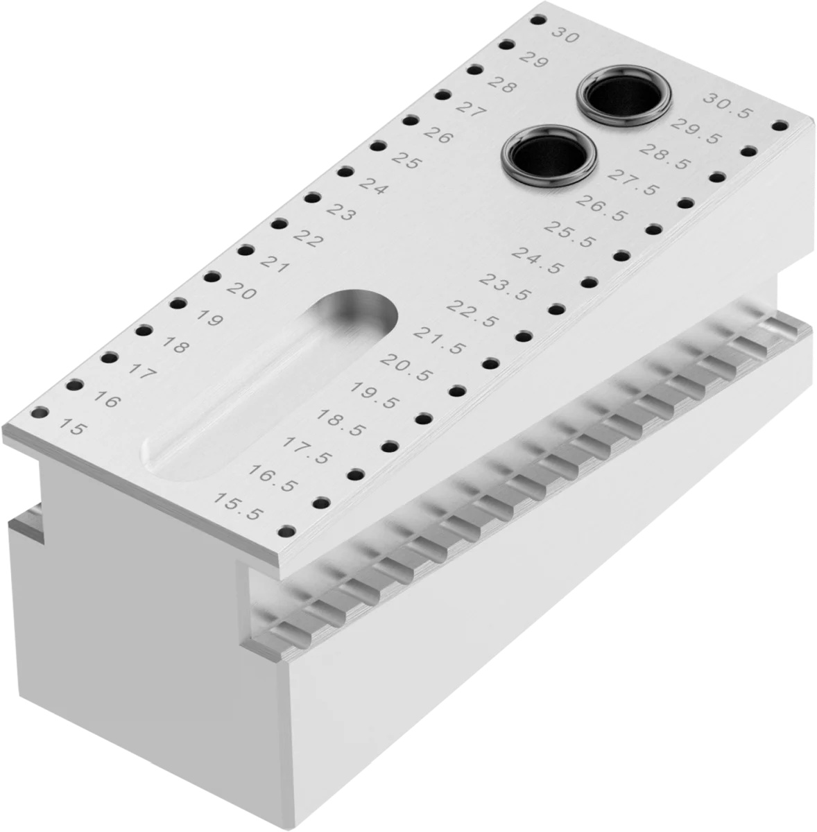 Misuratore strumenti canalari allum.