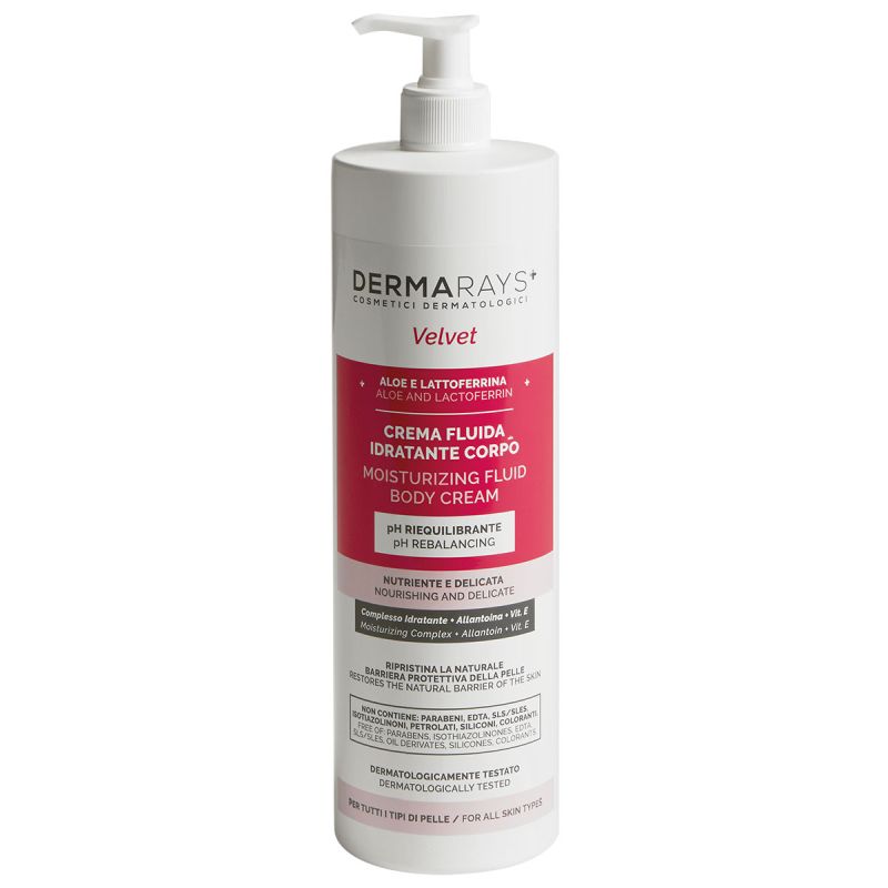 Velvet – 1000 ml. <br>
Crema fluida idratante corpo