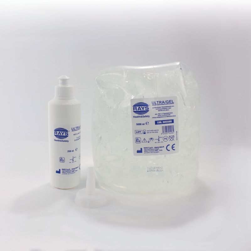 ULTRA/GEL
GEL TRASPARENTE PER APPARECCHIATURE AD
ULTRASUONI, LASER ED IPL
