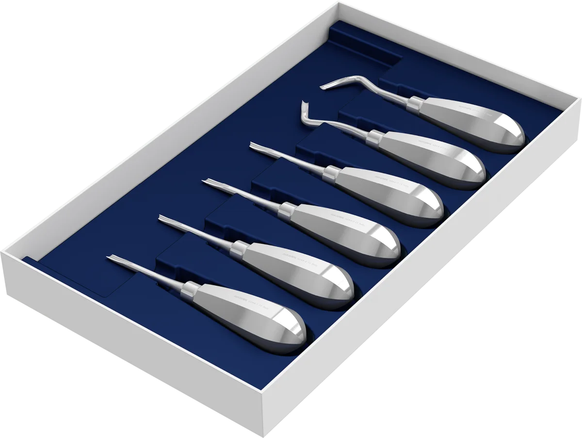 Set di 6 leve per radici, Kopp