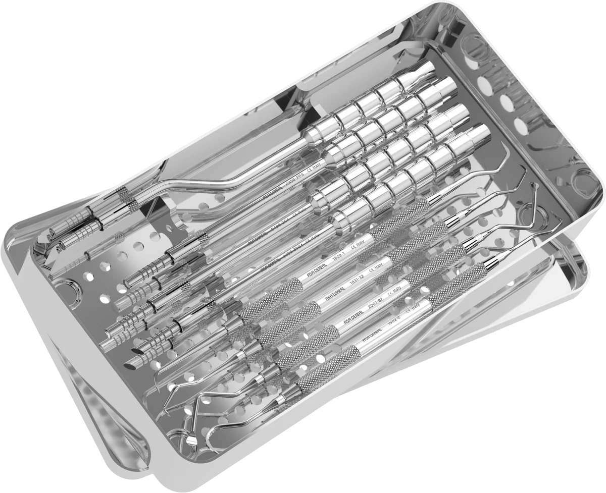 Set di 4+4 osteotomi per Mini rialzo