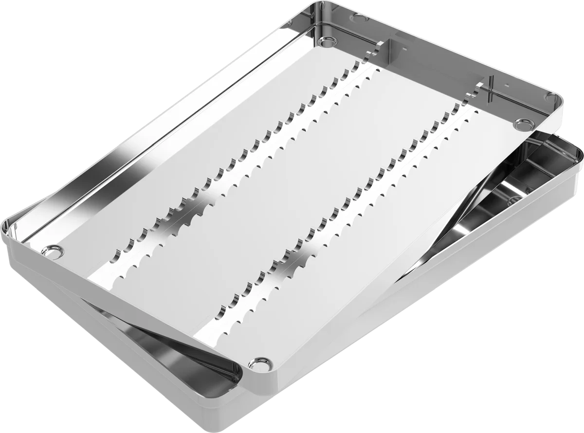 Portastrumenti completo con griglia