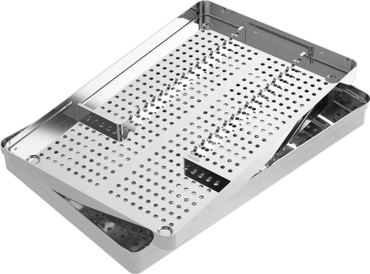Portastrumenti completo con griglia